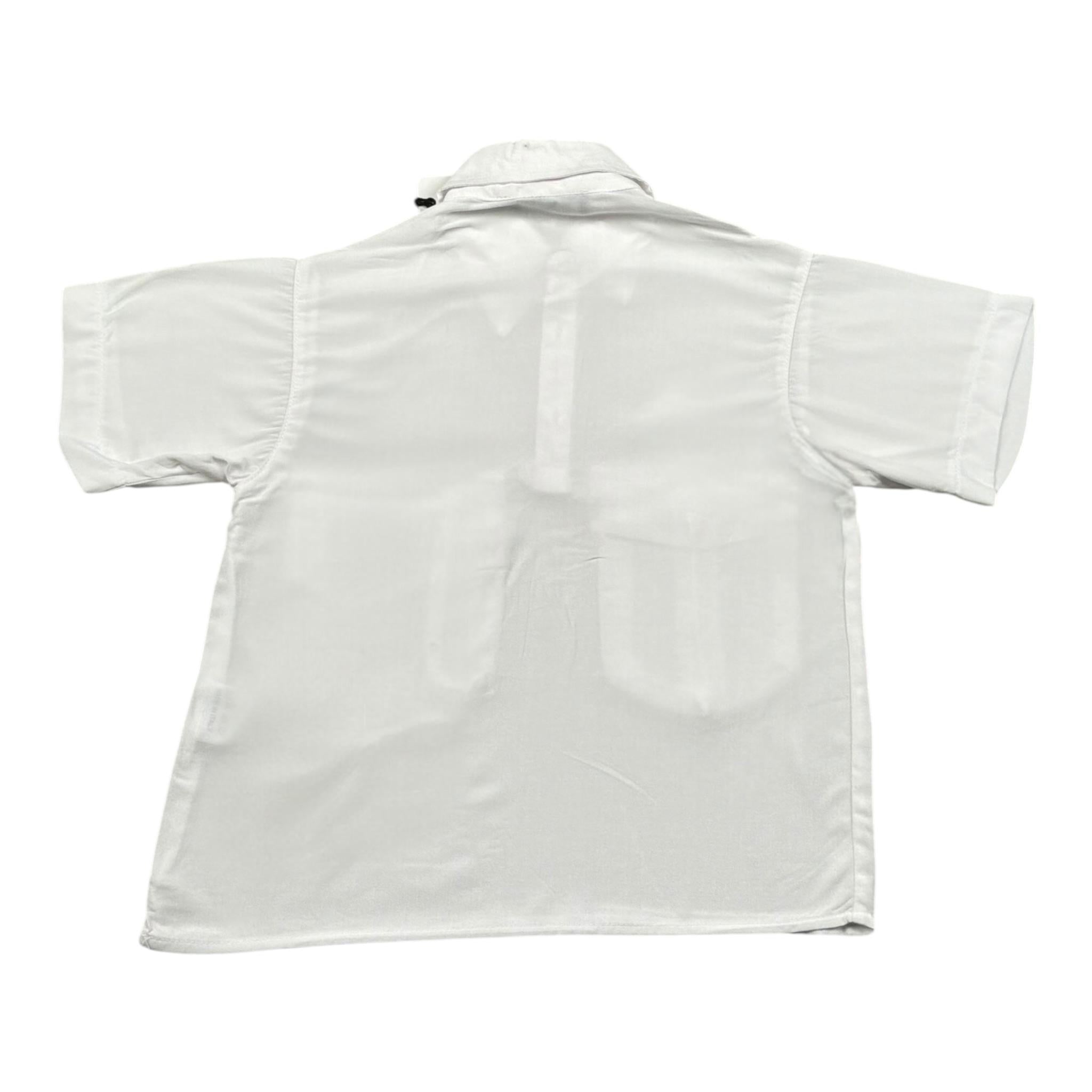 Duepuntozero Camicia Mezza Manica Tinta Unita per Bambino CAM200 BIANCO DUEPUNTOZERO 