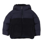 IL GUFO giubbino tinta unita cn cappuccio  Blu per Bambino A24GM414N0106 BLU IL GUFO 