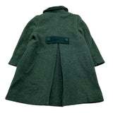 PAIO CRIPPA cappotto tinta unita con colletto Verde per Neonata LIVORNO VERDE PAIO CRIPPA 