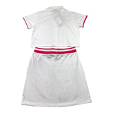 solid color t-shirt with print-skirt