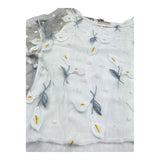 Monnalisa Camicia Velata Tinta Unita con Canotta per Bambina 711611 BIANCO MONNALISA 