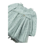 MAYORAL abit mezza manica tinta unita in tulle Verde acqua per Neonata 2907 VERDE ACQUA MAYORAL 