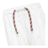 Missoni Plain Trousers With Elastic Waist White For Girls
