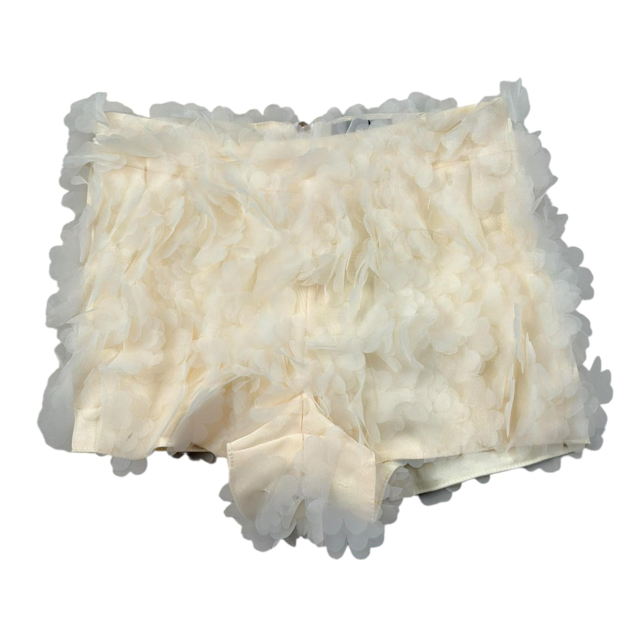 Fun & Fun Short Tinta Unita con Applicazioni Tulle per Neonata FNCBSO01048XN AVORIO FUN & FUN 