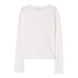 Twinset Maglia Tinta Unita con Logo per Bambina 251GJ3402 PANNA TWINSET 