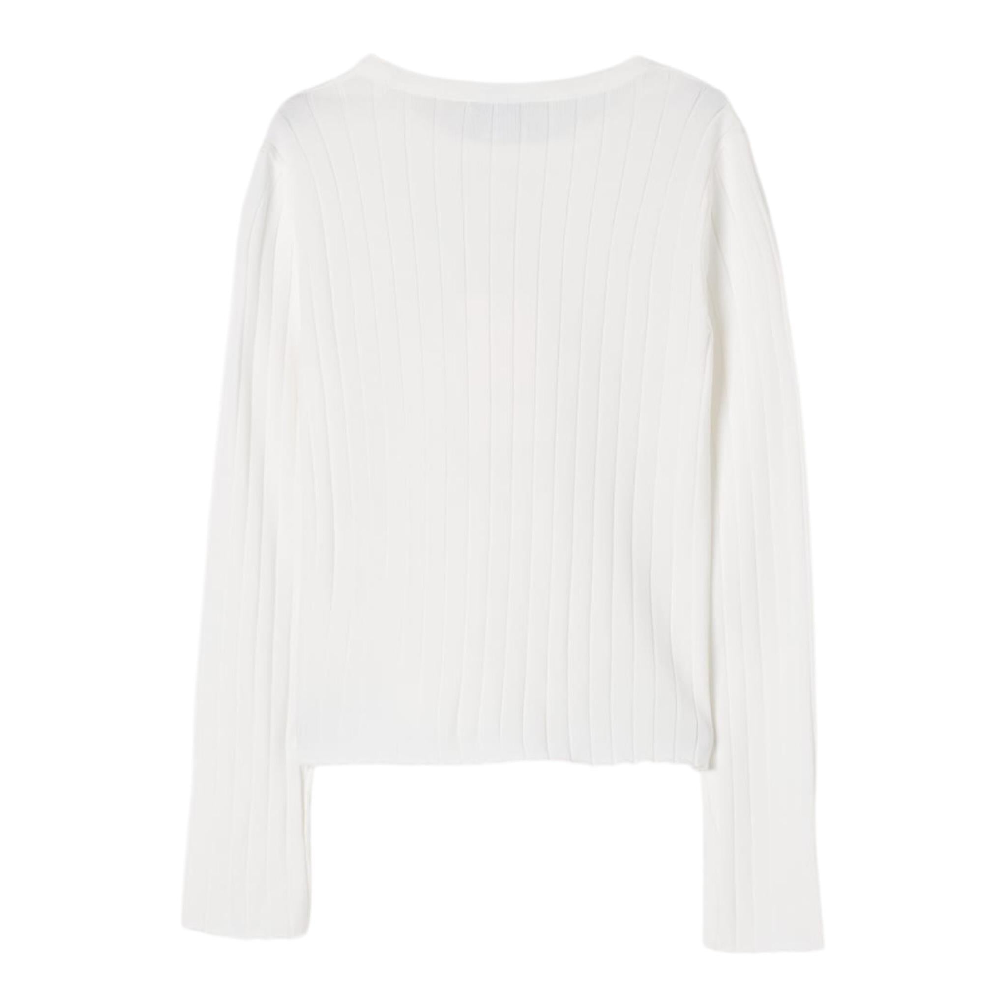 Twinset Maglia Tinta Unita con Logo per Bambina 251GJ3402 PANNA TWINSET 