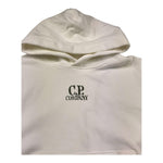 C.P. Company Felpa Chiusa con Cappuccio Tinta Unita per Bambino CUF00Z BIANCO C.P. COMPANY 