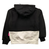 ICON felpa chiusa con cappuccio bicolore Nero per Bambina IGSW00366 NERO ICON 