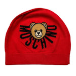 MOSCHINO cappello tinta unita con stampa Rosso per Bambino HUX02Q ROSSO MOSCHINO 