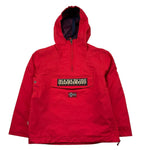 NAPAPIJRI giubbino tinta unita con cappuccio e logo Rosso per Bambino N0YHJE ROSSO NAPAPIJRI 