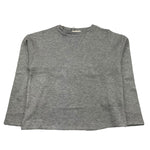 DOU DOU maglia girocollo tinta unita Grigio per Bambina DV4P40 GRIGIO DOU DOU 