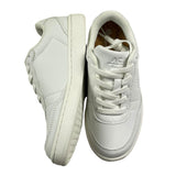Acbc Sneakers Solid Color With Logo Prints With Laces White For Kids
