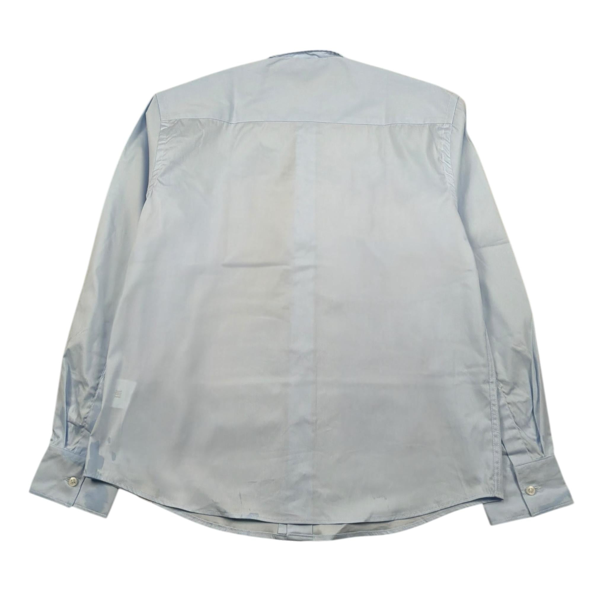 Paolo Pecora Camicia Manica Lunga Tinta Unita per Bambino PP3973 AZZURRO PAOLO PECORA 