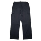 Diesel Solid Color Pants With Elastic Waist Black For Boys