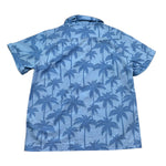 Saint Barth Camicia Mezza Manica Tinta Unita con Fantasia per Bambino 00952L AZZURRO SAINT BARTH 