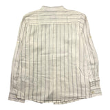 Dan John Long Sleeve Shirt Solid Color Korean Collar Cream For Boys