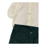 LALALU' completo 3 pezzi cardigan-camicia-pantalone Blu per Bambino CTL012N BLU LALALU' 