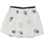 Liu Jo Gonna Tinta Unita In Tulle con Ricami per Neonata KA5043N BIANCO LIU JO 