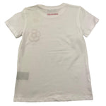 TRUSSARDI t-shirt girocollo tinta unita con ricami Bianco per Bambina TGA25098TS BIANCO TRUSSARDI 