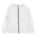 K-Way Giubbino Tinta Unita con Cappuccio per Bambina K6121UW BIANCO K-WAY 