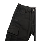 DANIELE ALESSANDRINI jeans tinta unita con girovita regolabile Nero per Neonato 1291P00023NXX NERO DANIELE ALESSANDRINI 