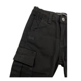 DANIELE ALESSANDRINI jeans tinta unita con girovita regolabile Nero per Neonato 1291P00023NXX NERO DANIELE ALESSANDRINI 