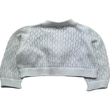 Le Bebe Coprispalle Tinta Unita Traforato per Neonata LBG6405 BIANCO LE BEBE 