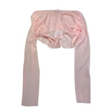 Petit Coprispalle Tinta Unita Velato per Bambina P1213283P ROSA PETIT 