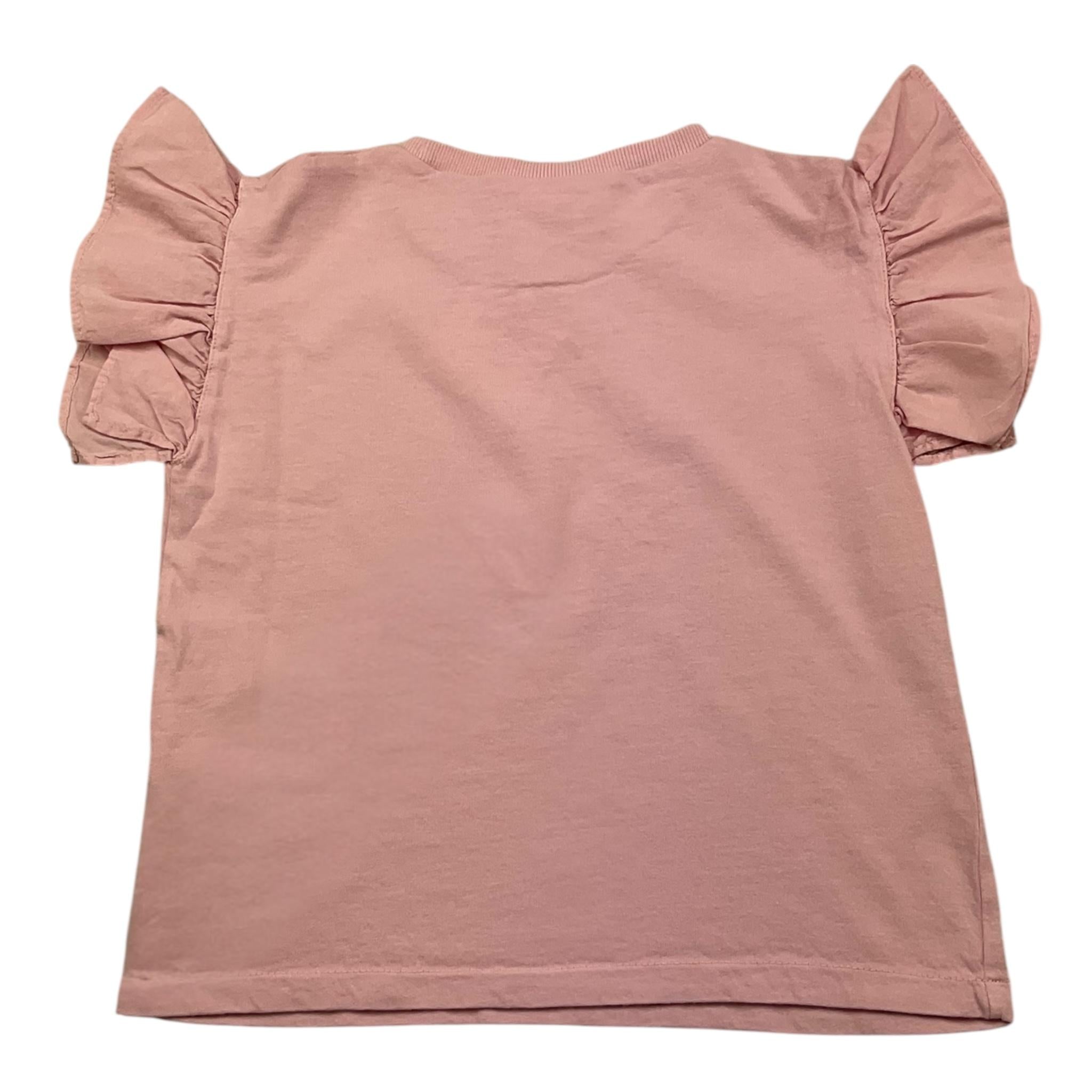 Babe & Tess T-Shirt Girocollo Tinta Unita per Bambina 21518124 ROSA BABE & TESS 