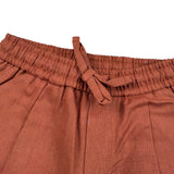 M+E' Short tinta unita con Elastico In Vita Terra per Bambina UEM0482 TERRA M+E' 
