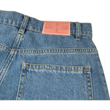 Elisabetta Franchi Jeans Tinta Unita Modello Palazzo per Bambina EFPA275 BLU ELISABETTA FRANCHI 