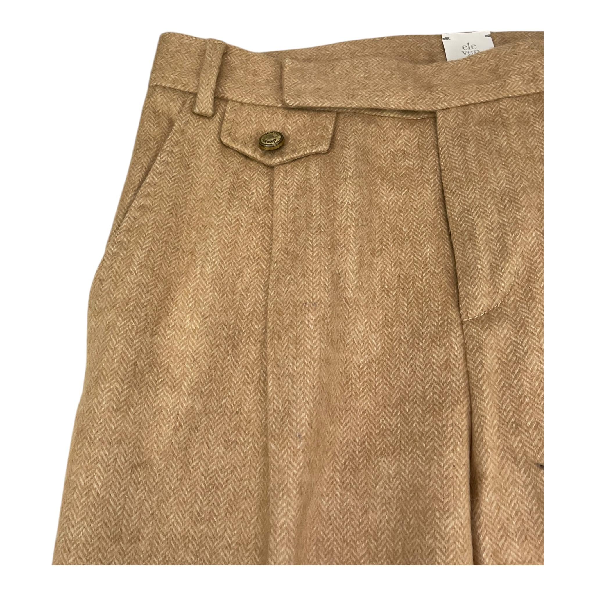 ELEVENTY pantalone tinta unita con tasche america Beige per Bambino PANTELV BEIGE ELEVENTY 