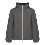 K-WAY giubbino tinta unita con cappuccio Nero per Bambino K4137VWJX NERO K-WAY 