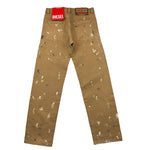 DIESEL jeans tinta unita con girovita regolabile Beige per Bambino J00808 BEIGE DIESEL 