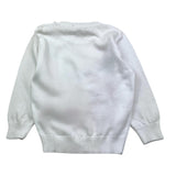 DANIELE ALESSANDRINI maglia girocollo tinta unita con stampa Bianco per Neonato 1231W00049N BIANCO DANIELE ALESSANDRINI 