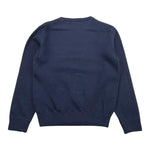 SAINT BARTH maglia tinta unita girocollo con logo Blu per Bambino NIX0003 BLU SAINT BARTH 