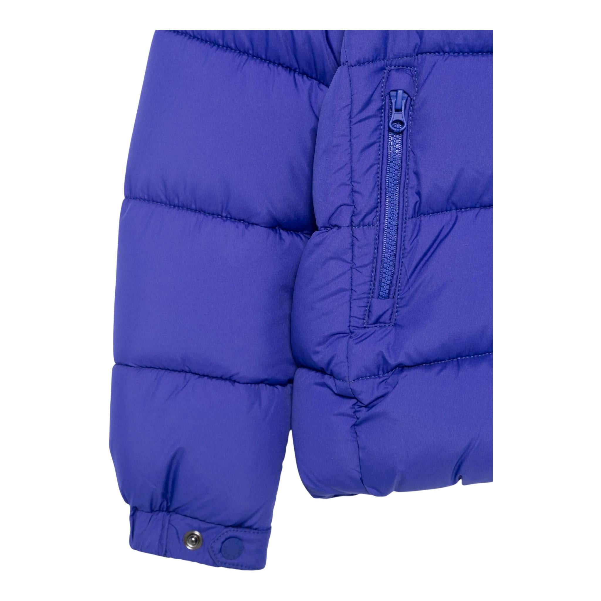 SAVE THE DUCK giubbino tinta unita con cappuccio Cobalto per Bambino J35560B COBALTO SAVE THE DUCK 