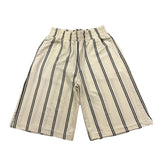Dixie Short Tinta Unita Modello Bermuda con Fantasia A Righe per Bambina RE22031G74 PANNA DIXIE 