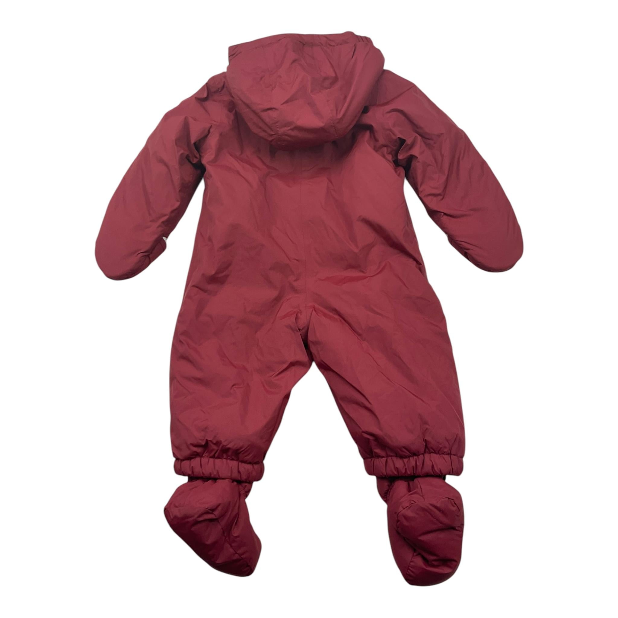 K-WAY eskimo tinta unita con cappuccio Bordeaux per Neonato K8124PW BORDEAUX K-WAY 