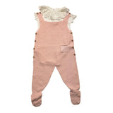 Wedoble 2 Piece Set Bodysuit-Pink Romper for Baby Girl