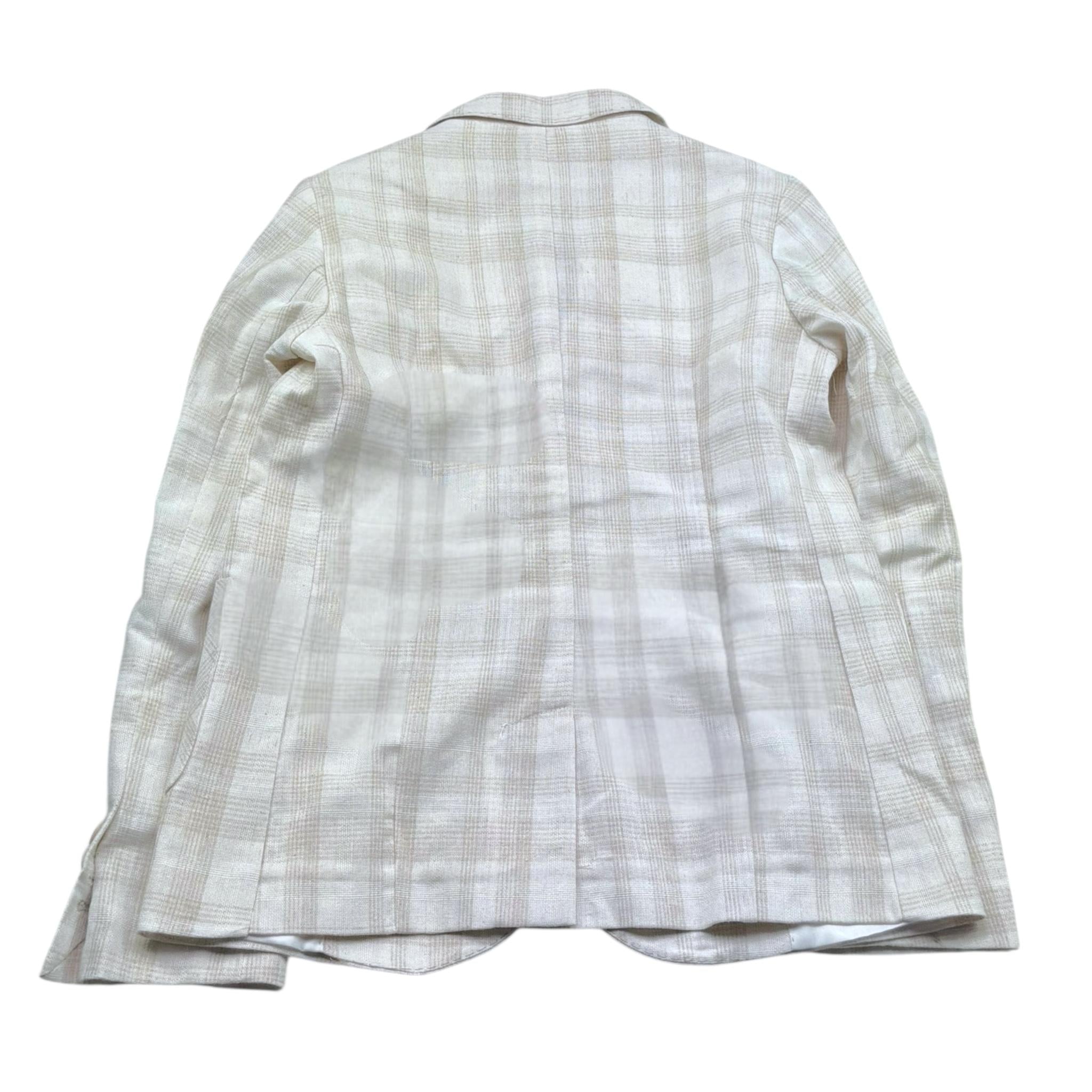 Manuel & Frank Giacca Tinta Unita con Fantasia A Righe per Bambino MF6266R PANNA MANUEL & FRANK 