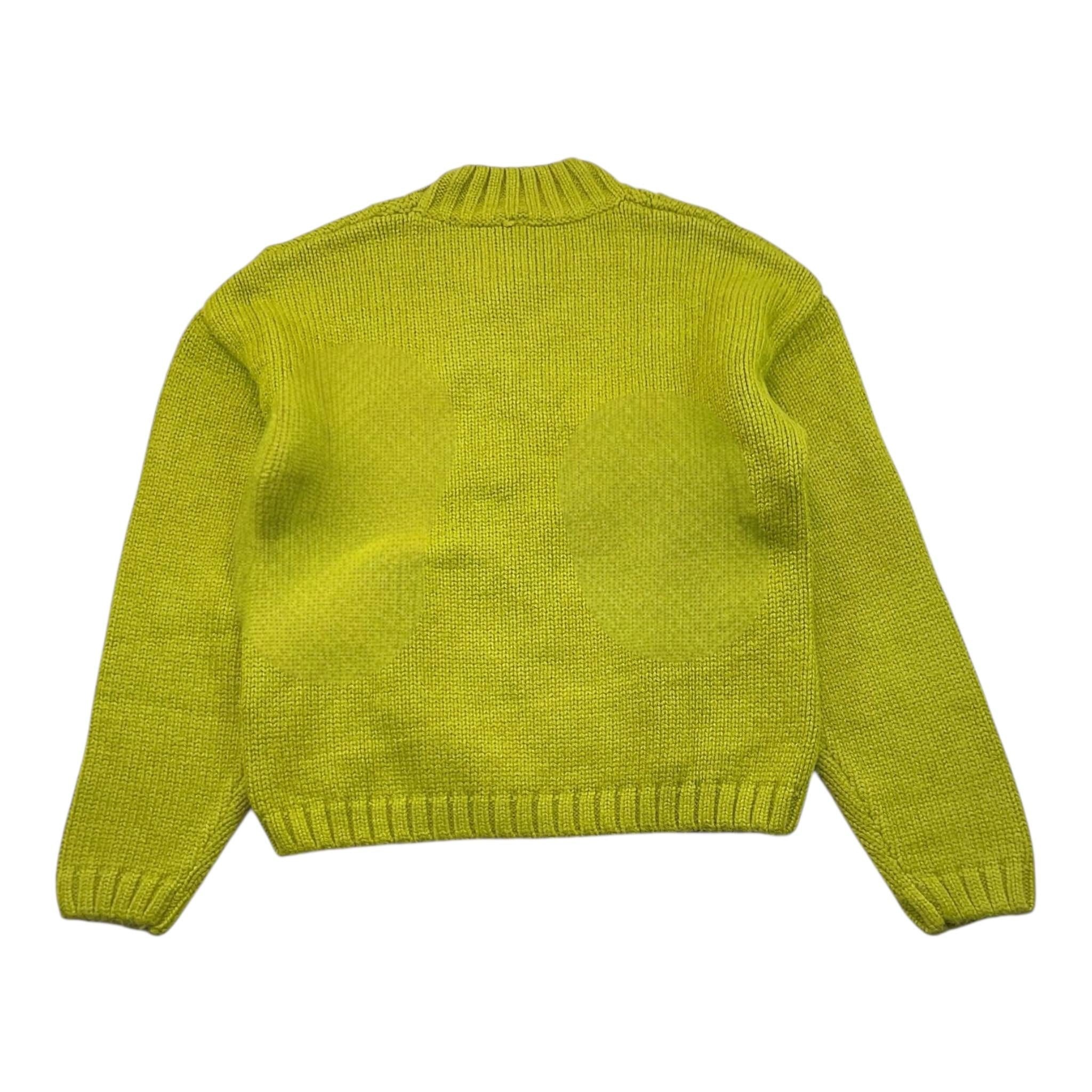 MANILA GRACE maglia tinta unita con trecce Verde per Bambina MG2374 VERDE MANILA GRACE 