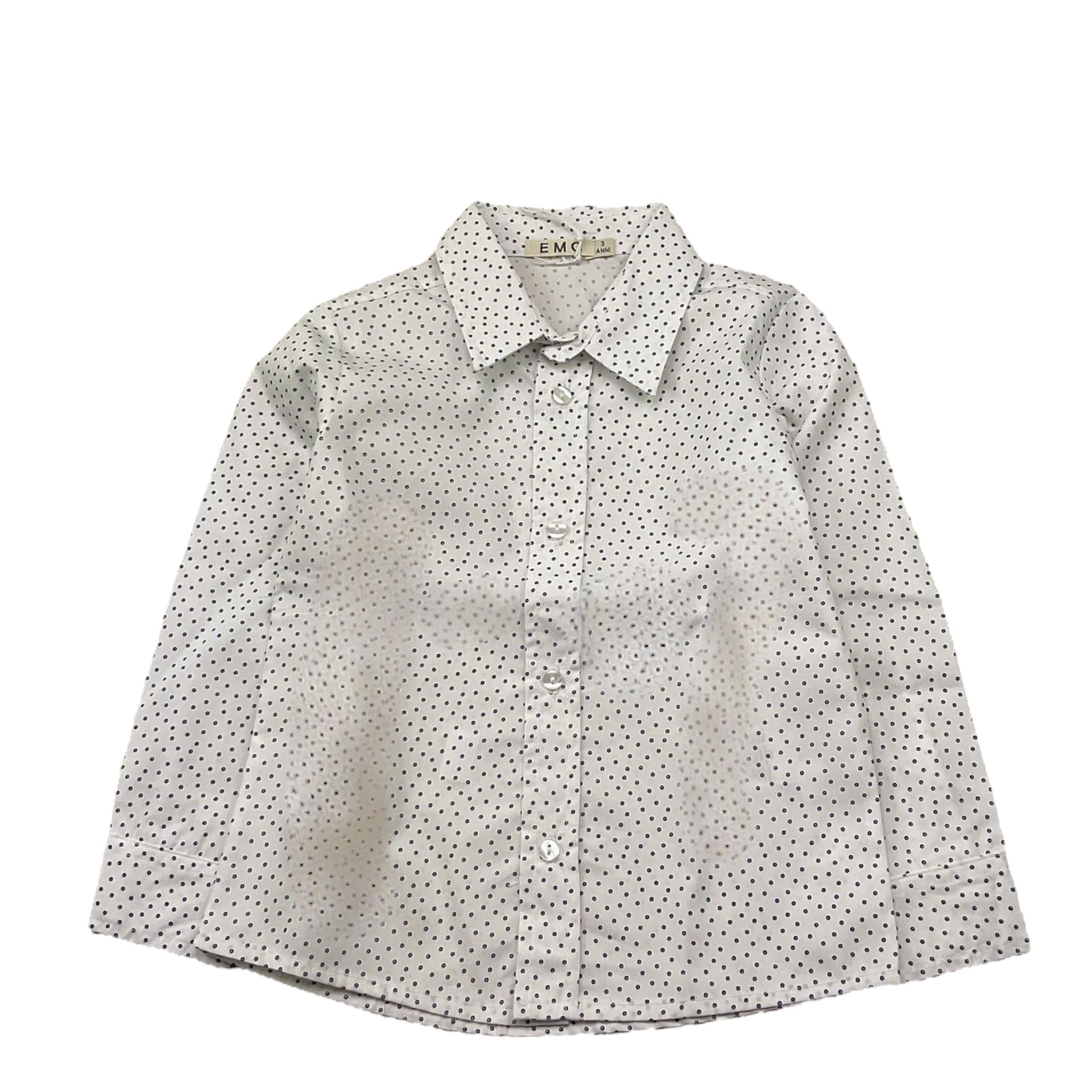 Emc Camicia Tinta Unita con Stampa per Bambino AH11255 BIANCO EMC 