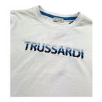 Trussardi T-Shirt Girocollo Tintta Unita con Stampa per Bambino TBP26073TS BIANCO TRUSSARDI 