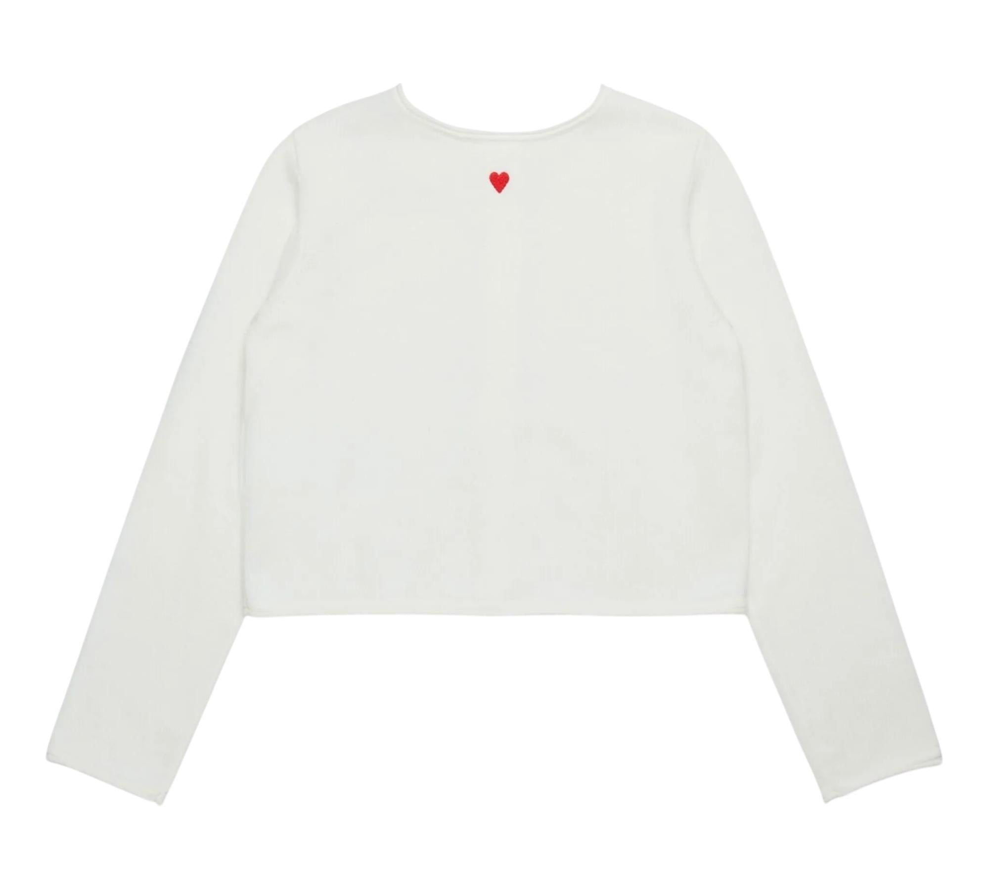 Max&Co. Maglia Girocollo Tinta Unita con Bottoni per Bambina MX0151 PANNA MAX&Co. 