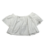 Fun & Fun Top Mezza Manica tinta unita Bianco per Bambina FNJSH11378 BIANCO FUN & FUN 