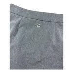 TWINSET gonna tinta unita plissettata asimmetrica Grigio per Bambina 242GJ2117 GRIGIO TWINSET 