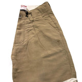 Cesare Paciotti Bermuda Solid Color With Adjustable Waist Beige For Boys