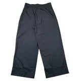 Patrizia Pepe Palazzo Pants Solid Color With Elastic Waist Black For Girls