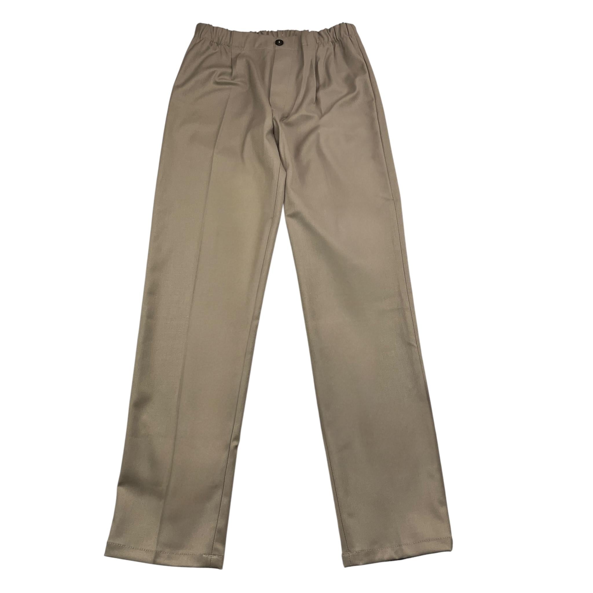 MICHAEL COAL pantalone tinta unita con elastico in vita Sabbia per Bambino YOUTOM7157F24 SABBIA MICHAEL COAL 